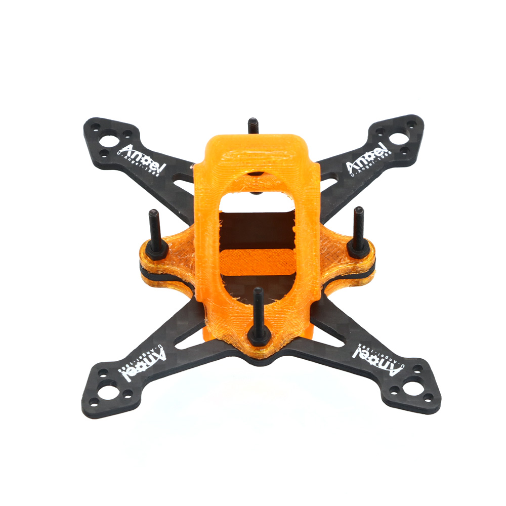 Fpv Drone Bag - Angel 16 1.6インチ カーボンファイバーFPVフレームキット 3Dプリント超軽量 RCクアッドコプターFPVレーシングフリースタイルドローン玩具用