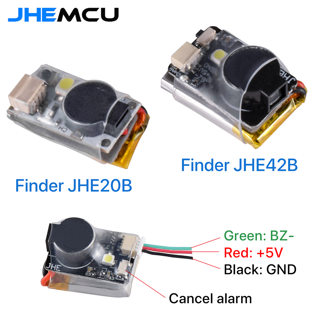 Fpv Drone Tool Kit - JHEMCU JHE42B/JHE20B ファインダー ミニ 5V 超大音量紛失防止ブザー