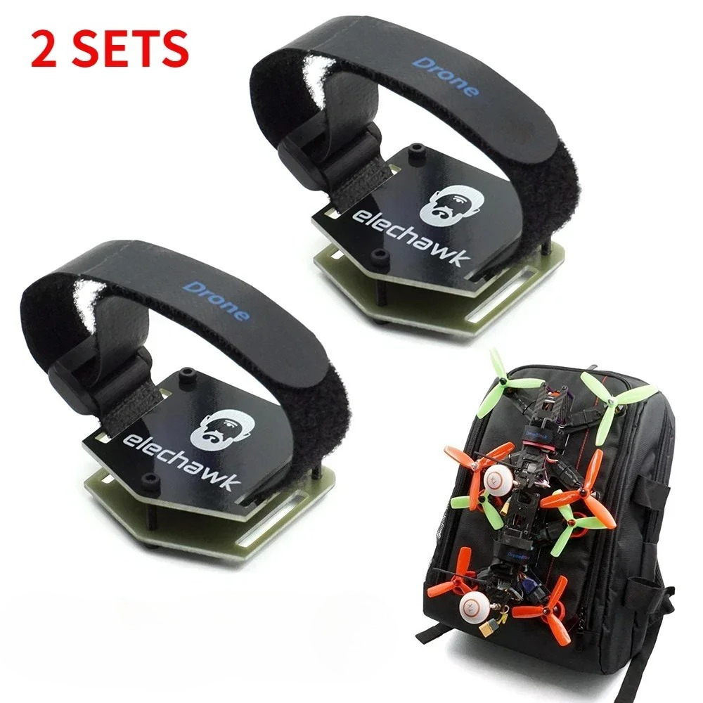 2パック ドローンバックパックハンガーフック、DIYクアッド - Fpv Drone Bag のレビューと価格