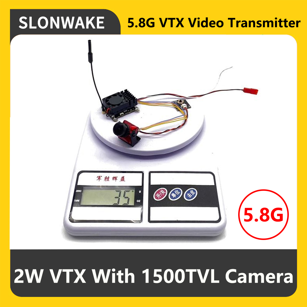 SLONWAKE 5.8G 2000mW FPV VTX ト - Fpv Drone Frame のレビューと価格
