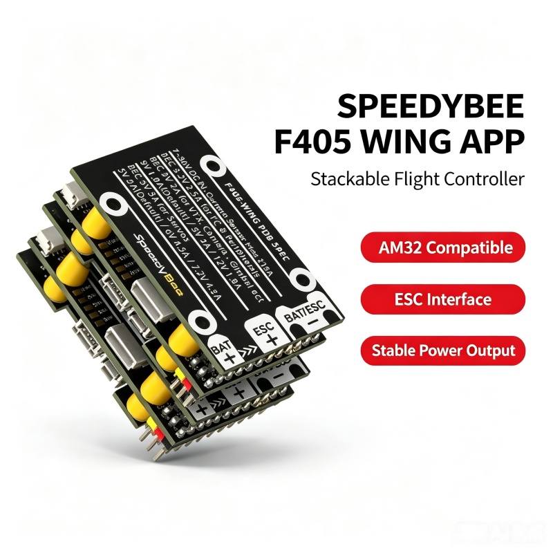 SpeedyBee F405 ウィングアプリ対応固定翼フライ - Fpv Drone Flight Controller のレビューと価格